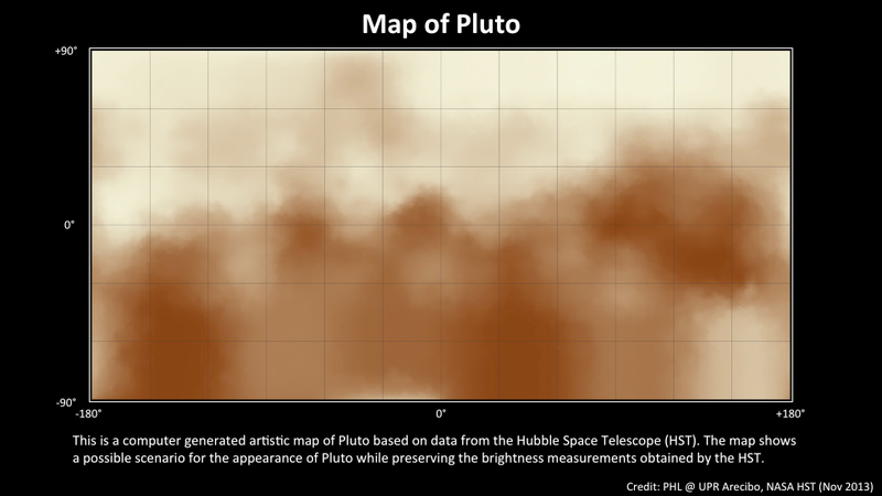 Illustration for article titled The surface of Pluto like you've never seen it before